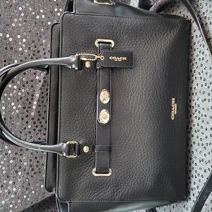 Coach medium size black purse
